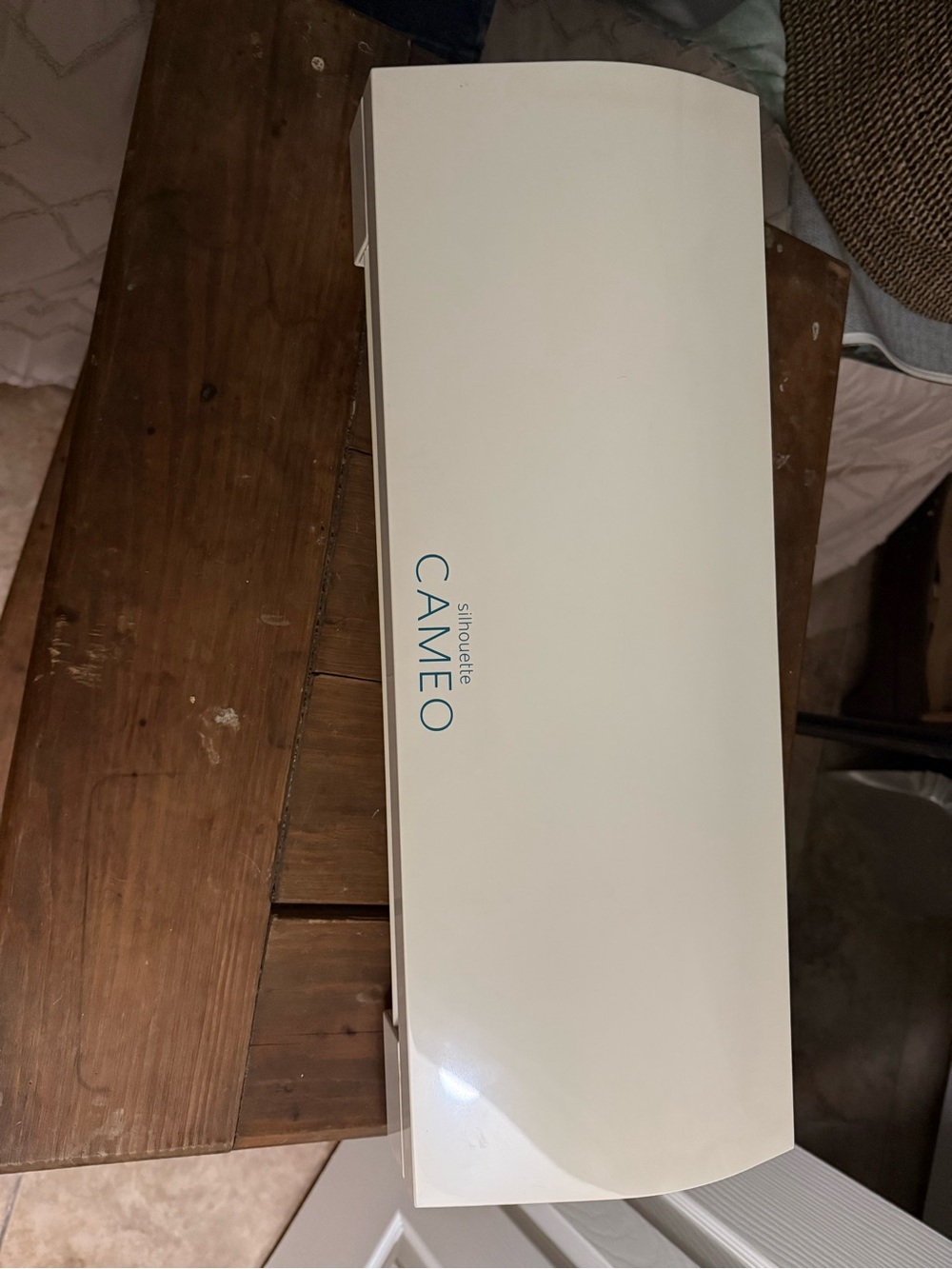 Silhouette CAMEO Cutting Machine - White with Teal Logo
